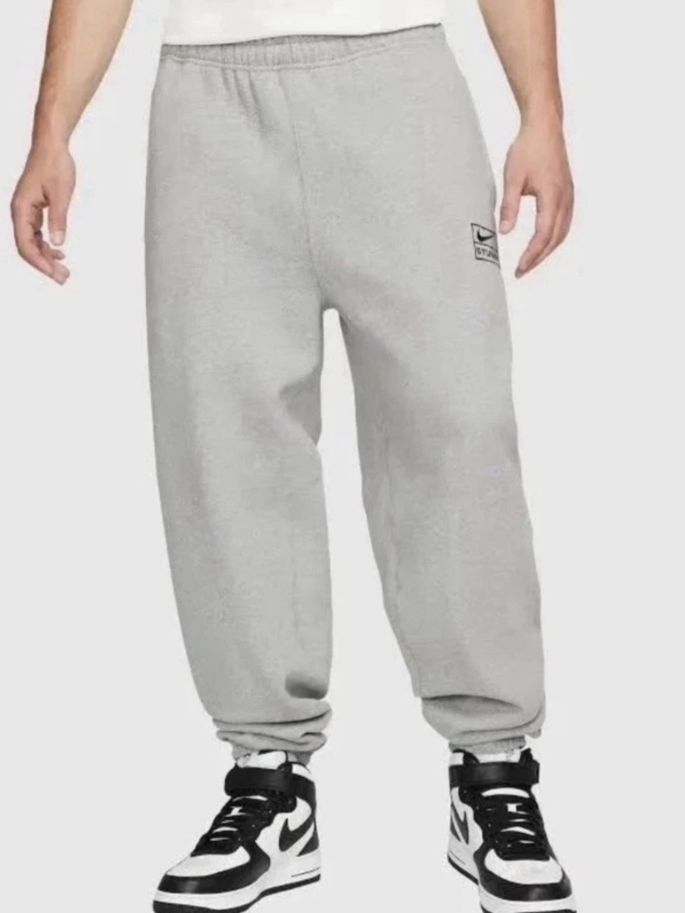 Nike x Stussy Gray JoggerPants Size XL Unisex Streetwear